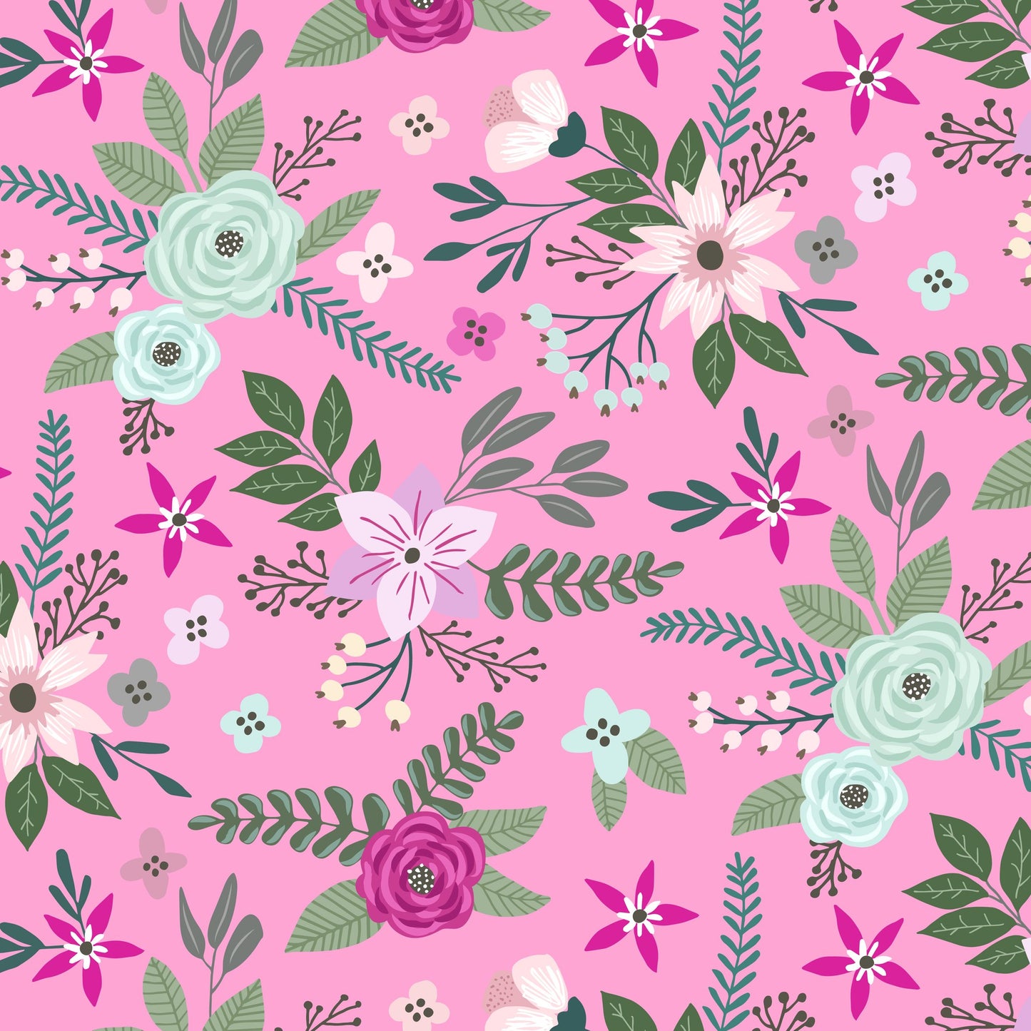 Raspberry Petals Girl Infant Romper