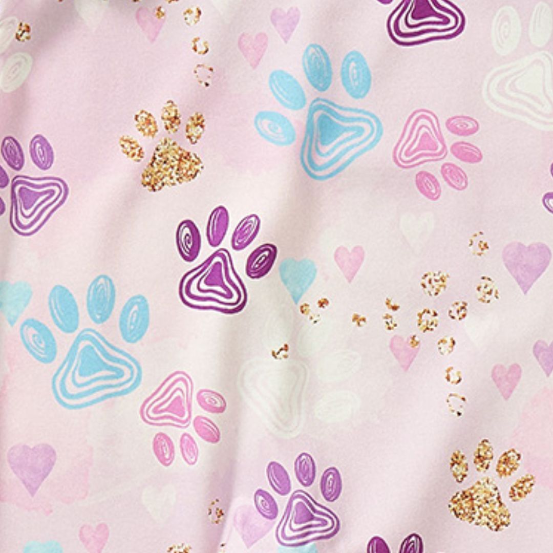 Paw Prints Girl Dress