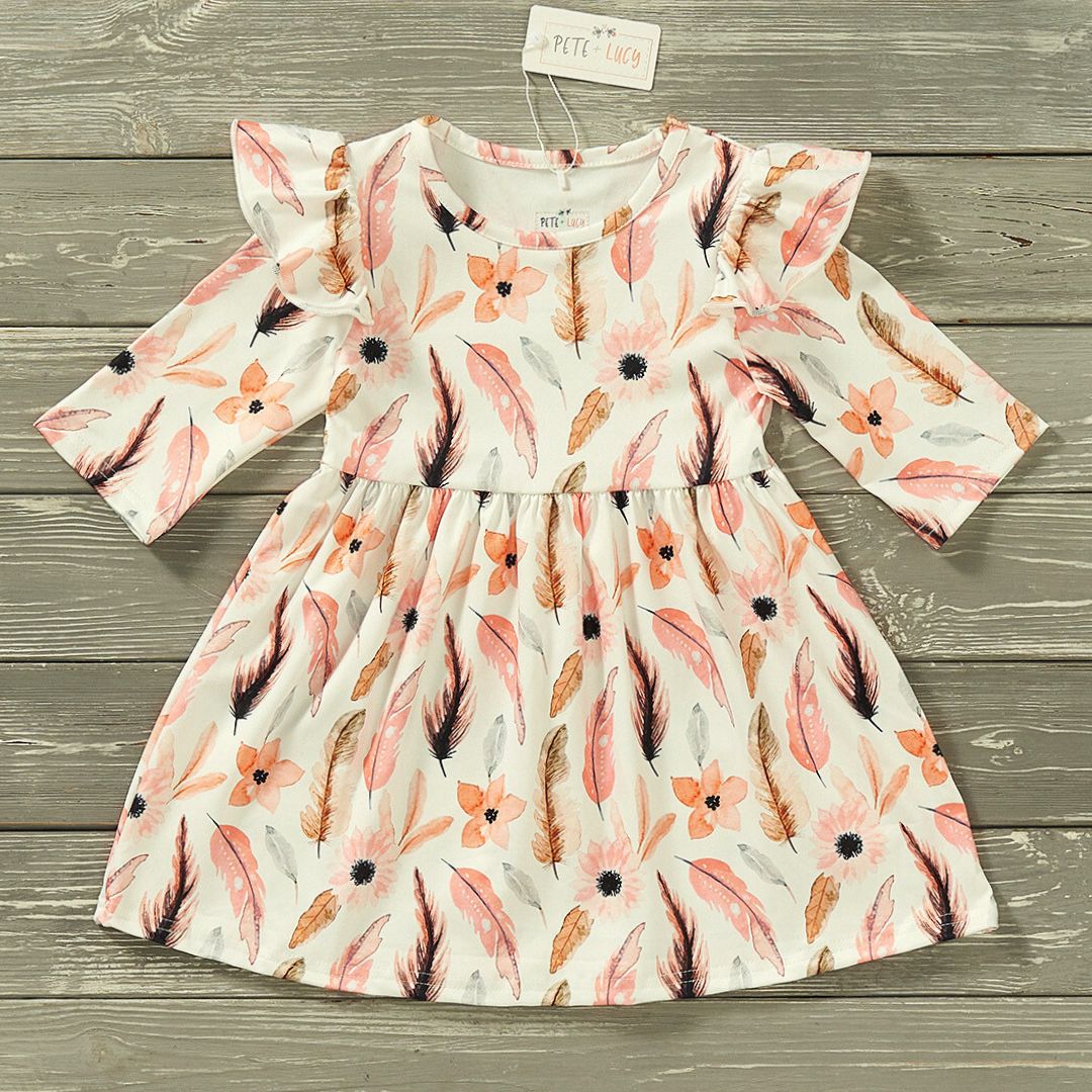 Fancy Feathers Girl Dress