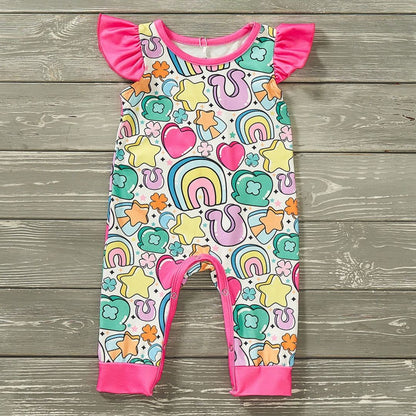 Feeling Lucky Girl Infant Romper
