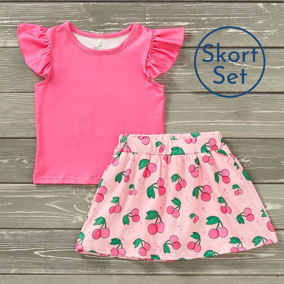 Cherry Sweet Skort Set