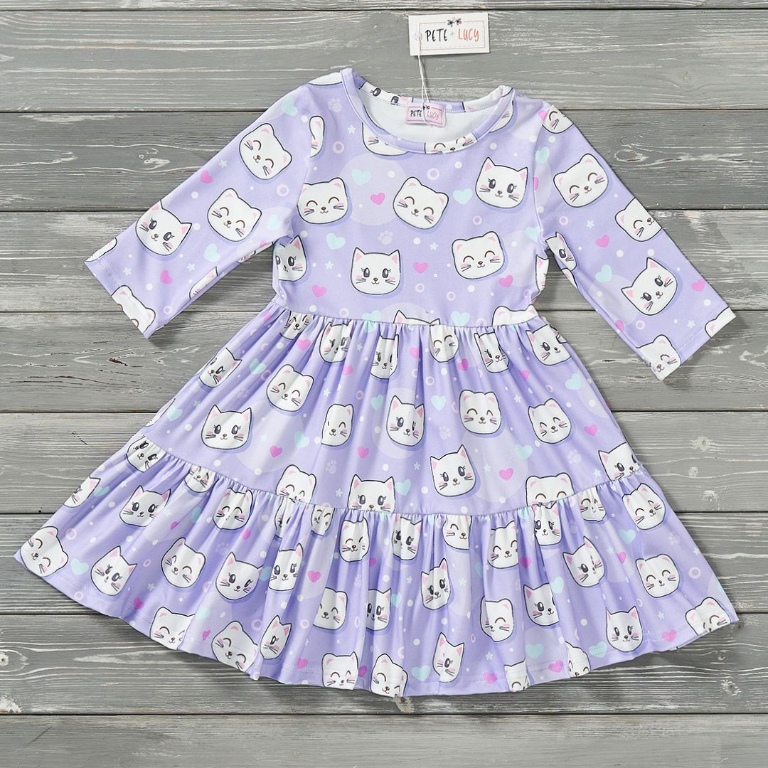 Cat's Meow Girl Dress