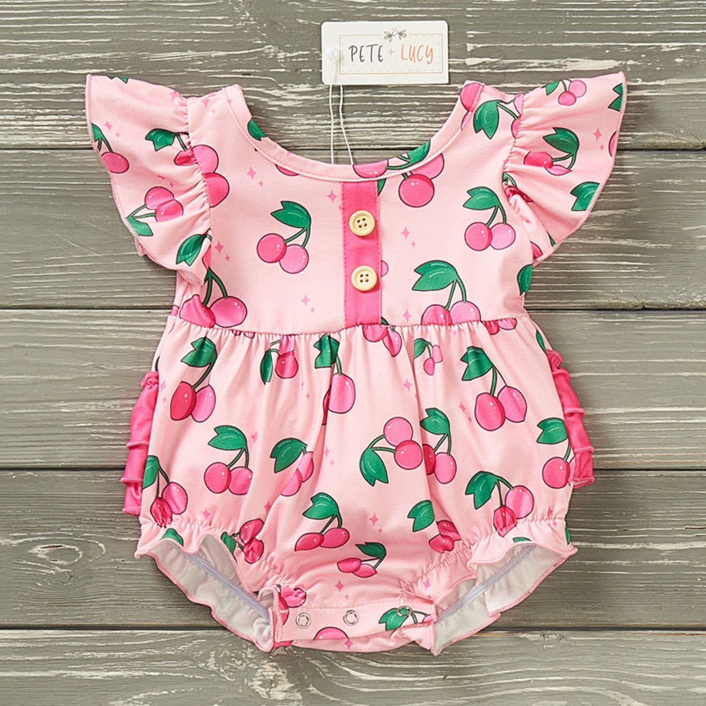 Cherry Sweet Girl Infant Romper