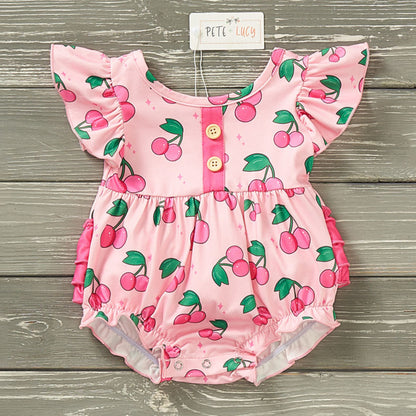 Cherry Sweet Girl Infant Romper