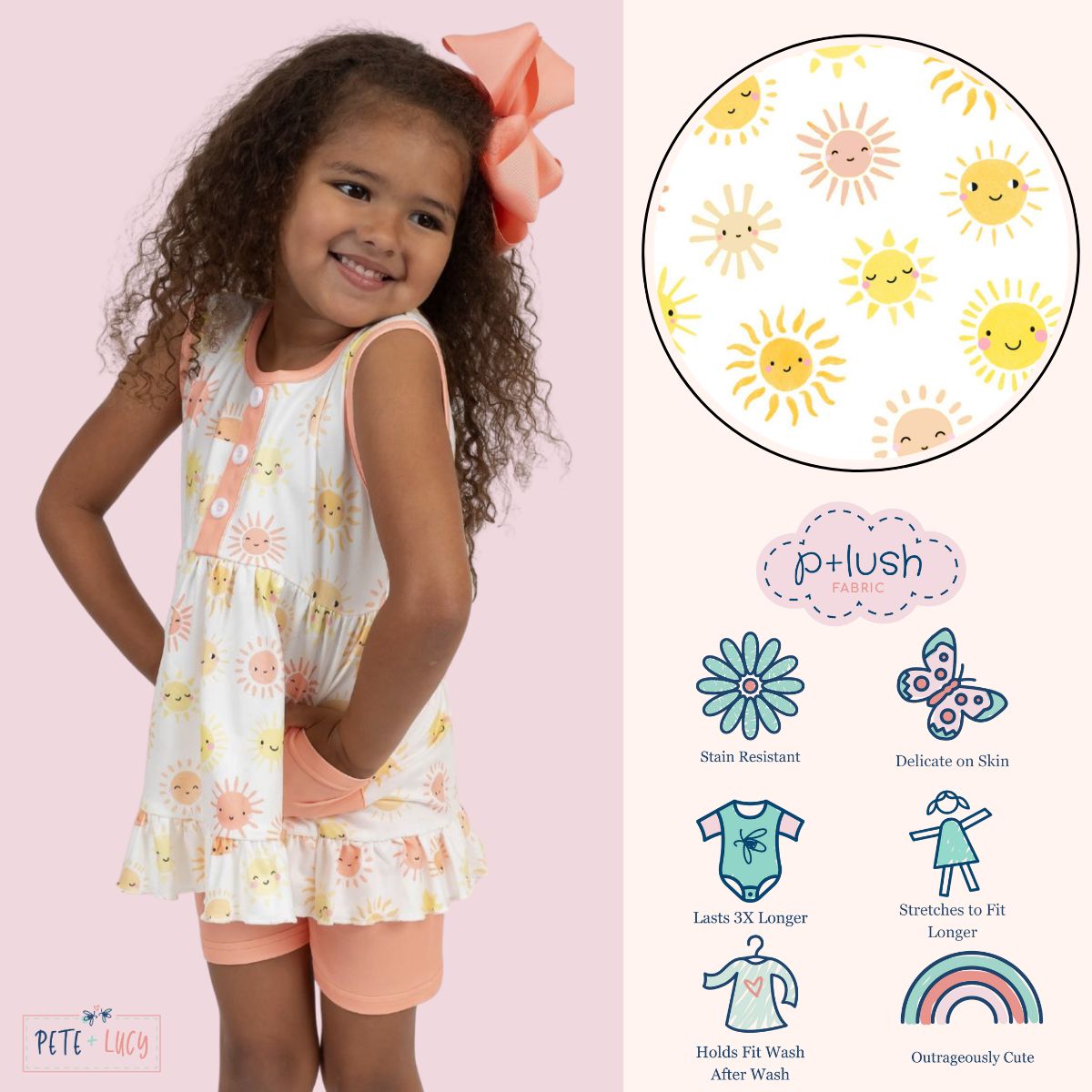 You Are My Sunshine Short Set