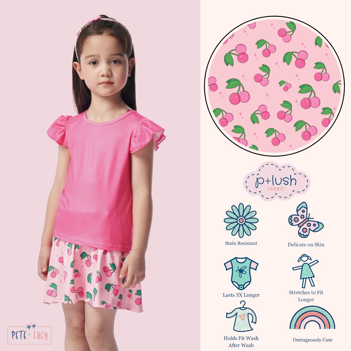 Cherry Sweet Skort Set