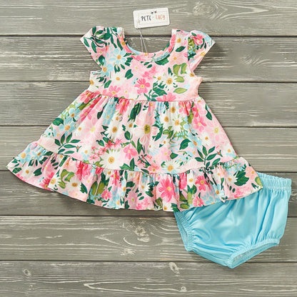 Floral Bummie Set