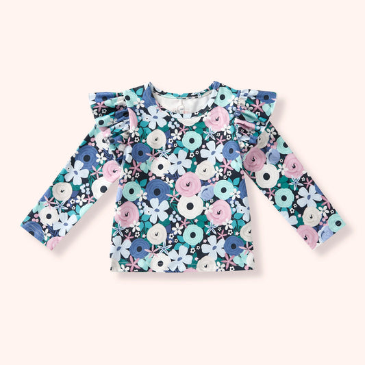 Winter Capsule Collection- Floral Long Sleeve Top