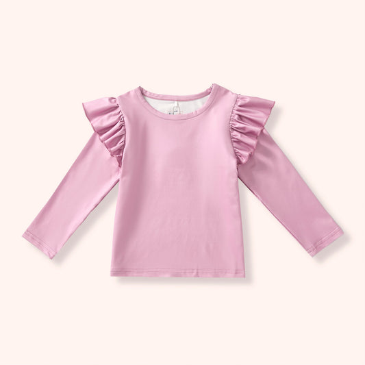 Winter Capsule Collection-Pink Long Sleeve Top